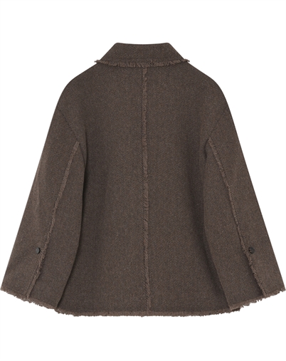 Day Birger et Mikkelsen - Harry Heavy Wool Twill Jakke - Chocolate Chip